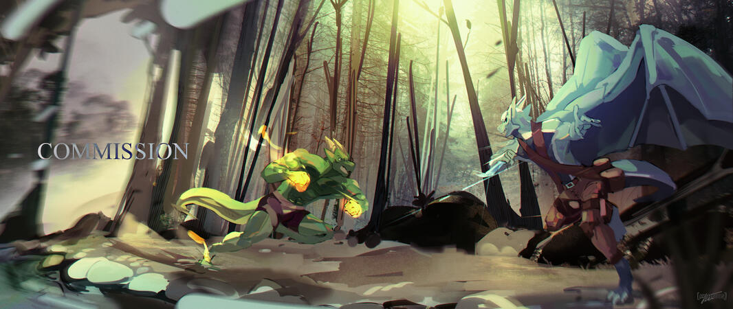 Full Body (2 Characters + Full Environment)